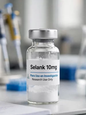 Selank 10mg - Péptido Liofilizado para Investigación Vial de Selank 10mg péptido liofilizado para uso en investigación