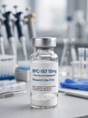 Vial de BPC-157 10mg Body Protection Compound péptido liofilizado investigación