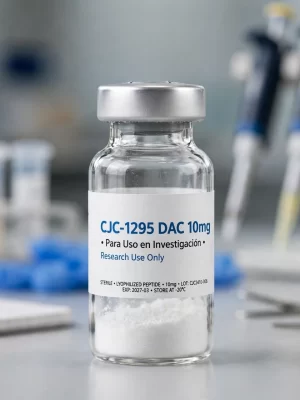 Vial de CJC-1295 DAC 10mg péptido liofilizado donde comprar uso investigación