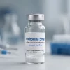 Vial de Oxitocina 5mg péptido liofilizado para uso en investigación de laboratorio