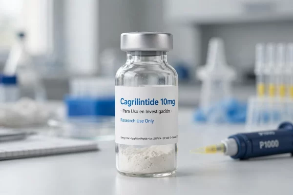 Vial de Cagrilintide 10mg Cagrilintida péptido liofilizado para investigación