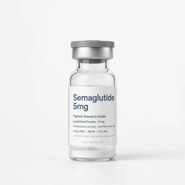 Semaglutide 5mg péptido investigación - polvo liofilizado grado investigación pureza 98% ImperioPeptidos